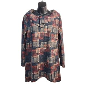 NorthStyle Tunic/Dress Women's Multi Color knit Tunic/Dress Sz L